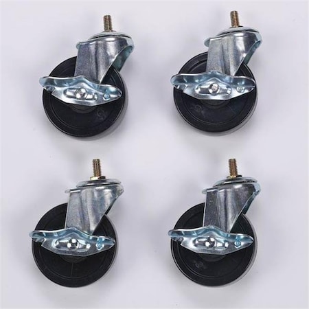 Petedge Optional Wheels For ProSelect Modular Cages 4/Set ZW52044